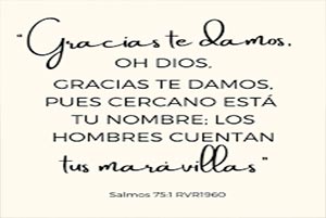 Psalm 75:1