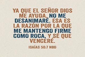 Isaías 50:7