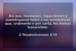 2 Thessalonians 2:15