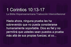 1 Corinthians 10:13- CEB